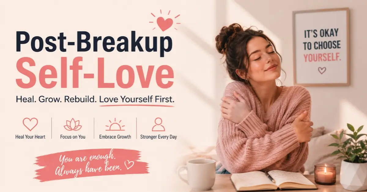 post-breakup self love.