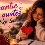 Romantic love quotes for deep love