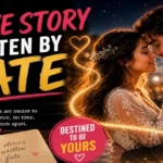 a love story written by fate.