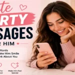 cute flirty messages for him.