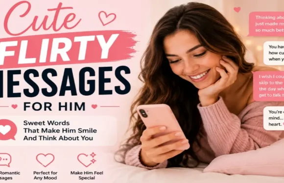 Cute Flirty Messages for Him That Make Him Smile Instantly
