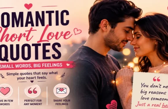 Romantic Short Love Quotes That Speak to the Heart