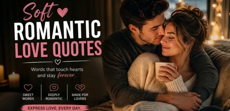 Soft Romantic Love Quotes That Touch the Heart Deeply