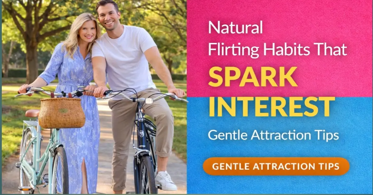 natural flirting habits that spark interest