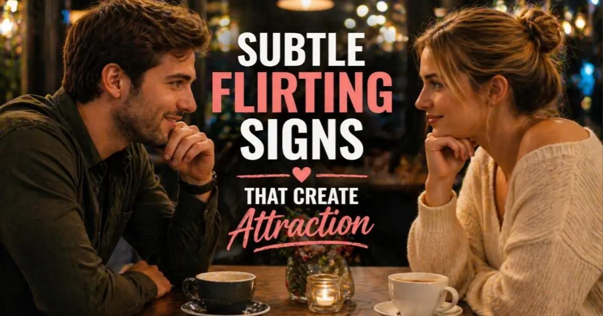 subtle flirting signs that create attraction