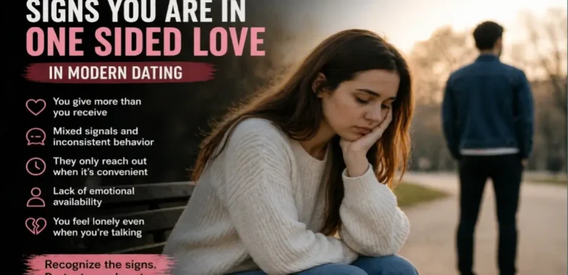 Signs You Are in One Sided Love in Modern Dating (How to Recognize & Move On)
