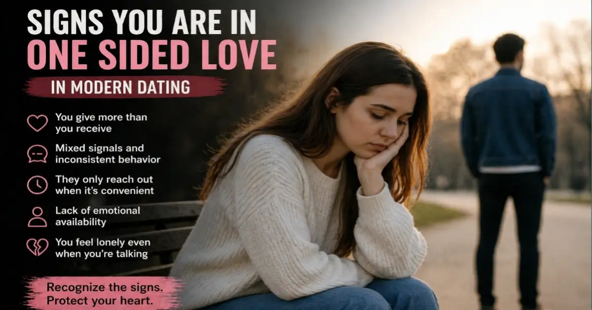Signs You Are in One Sided Love in Modern Dating