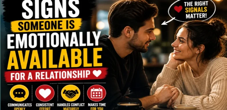 Signs Someone Is Emotionally Available for a Relationship (Modern Dating Guide)