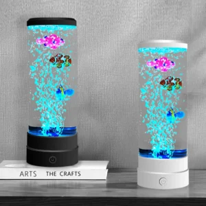 Simulated LED Multi-color Bubble Fish Atmosphere Home Decoration Item with USB Plug-in Personalized Creative Gift - AliExpress 15