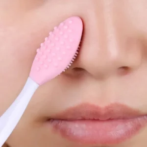 1PC/4PCS  Beauty Skin Care Wash Face Silicone Brush Exfoliating Nose Clean Blackhead Removal Brushes Tools With Replacement Head - AliExpress 66 - Color : 1pc random