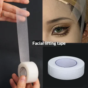 1Roll 8m PE Facial Tape Professional Lift Cosplay Makeup Tape Breathable Beauty Makeup Tool V-Line Face Lift Tape. - AliExpress 66