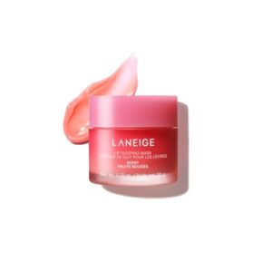 LANEIGE Lip Sleeping Mask | Korean Overnight Lip Treatment | Hydrating & Nourishing with Shea Butter, Vitamin C & Murumuru, Antioxidants For Flaky, Dry Lips | Berry : Beauty & Personal Care