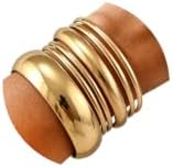 Gold Bangle Bracelets for Women Chunky Gold Plated Stack Jewelry | Summer Trendy Dainty Statement Cuff Big Bangles Set Gift: Clothing, Shoes & Jewelry