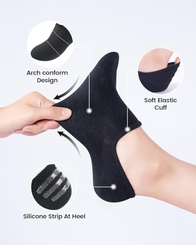IDEGG No Show Socks Womens and Men Low Cut Anti-slid Athletic Running Novelty Casual Invisible Liner Socks at Amazon Women’s Clothing store - Image 4