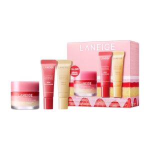 LANEIGE Berry Sweet Lip Trio Set | Lip Sleeping Mask Strawberry Shortcake & Mini Lip Glowy Balms in Berry & Vanilla  Beauty & Personal Care - Style : Berry Sweet Lip Trio