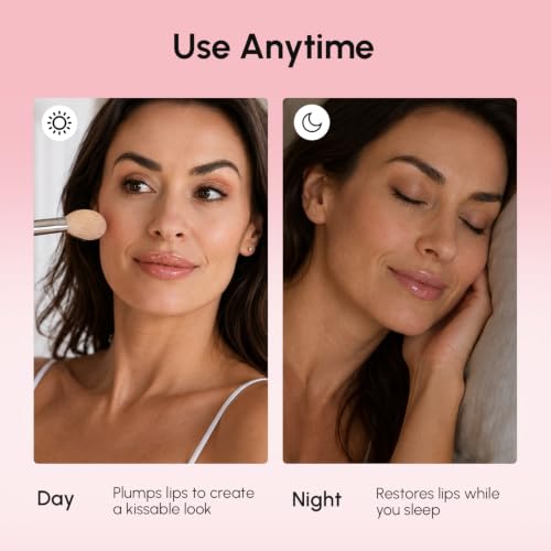 MAREE Lip Mask Overnight - Berry Hydrating Lip Scrub & Moisturizer Mask | Rich lip moisturizer for very dry lips, lip sleeping scrab, berry scent, hydrating lip sleeping mask, overnight lip mask : Beauty & Personal Care - Image 8