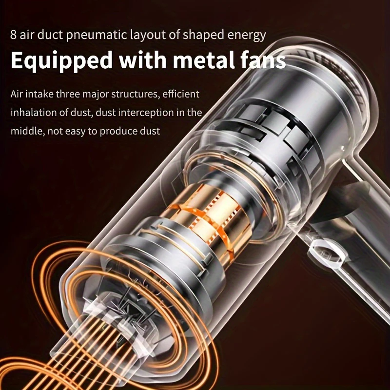 2-in-1 Cordless Vacuum Cleaner 69000Pa - Color : 1PC - Image 3