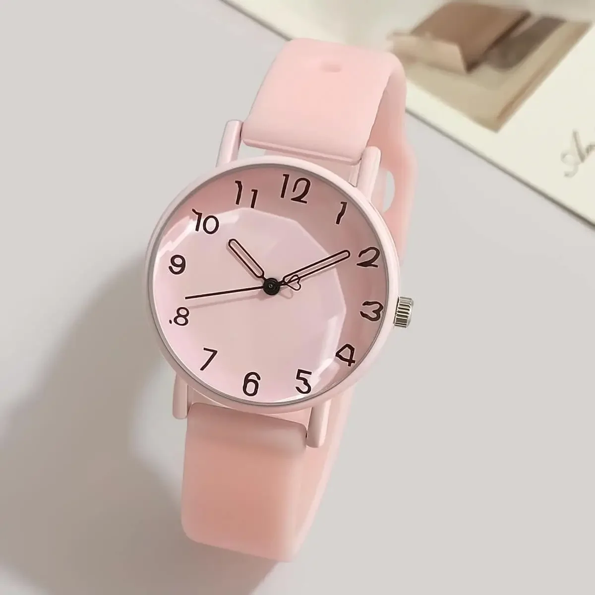 Fashion Women Watch Ladies Silicone Strap Quartz Wristwatch Simple Student Minimalist Sports Watch Reloj De Mujer Dropshipping - AliExpress 1511 - Color : BR