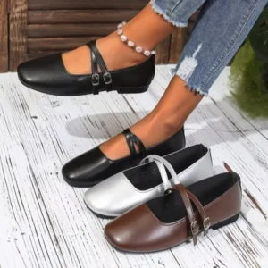 Classic Retro Mary Jane Flat Shoes