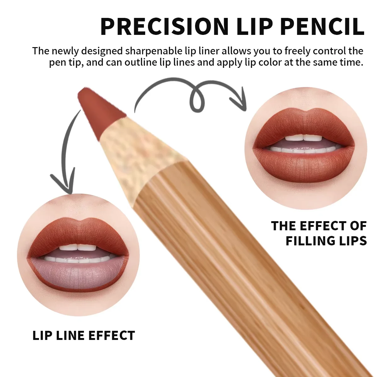 12 Matte Lip Liner Pencil Set Color Rendering Easy Makeup Waterproof Durable Lip Makeup Cosmetics Valentine's Day Gift - AliExpress 66 - Color : 1-CR0223 - Image 2