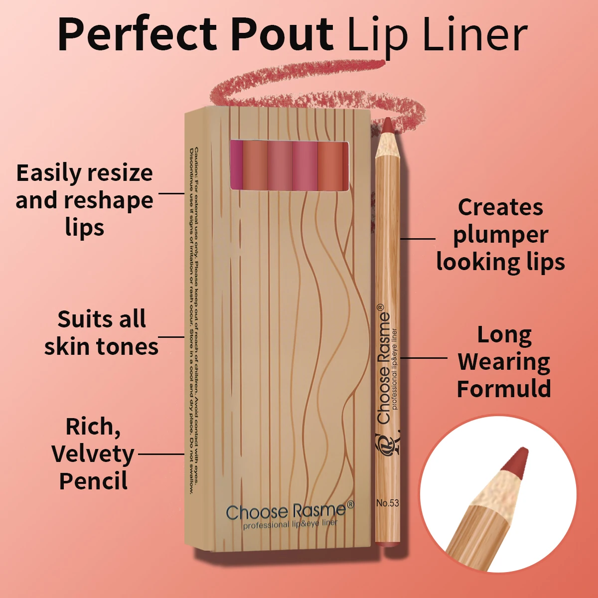 12 Matte Lip Liner Pencil Set Color Rendering Easy Makeup Waterproof Durable Lip Makeup Cosmetics Valentine's Day Gift - AliExpress 66 - Color : 1-CR0223 - Image 5