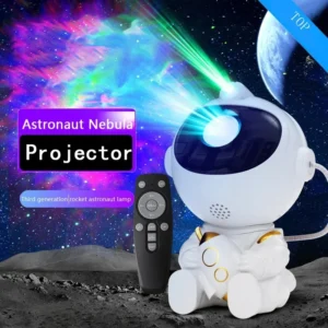 Astronaut LED Star Galaxy Projector Night Light - Starry Sky Ambiance Mood Lamp for Bedroom & Room Decor, Creative Children’s Gi - AliExpress 39 - Color : WHITE - Emitting Color : Aircraft