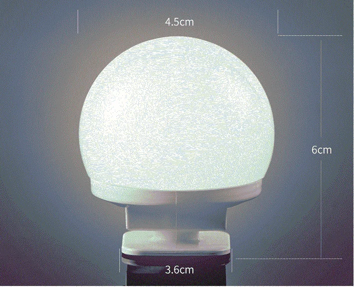 LED Light Paste Mirror Makeup Light Bulbs, Makeup Mirror Vanity Led 5v 2A Light Bulbs, Led Lamp USB Cosmetic Lighted Table,10pcs - AliExpress 39 - Lampshade Color : 6 Bulbs - Color Temperature : 3 Colors 3000-6500K - Image 3