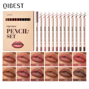 QIBEST 12 Colors Matte Lipstick Lipliner Pen Makeup Sets Waterproof Lasting Lip Liner Pencil Contour Lipstick Pen Lip Cosmetics - AliExpress 66 - Color : Lipliner Kits