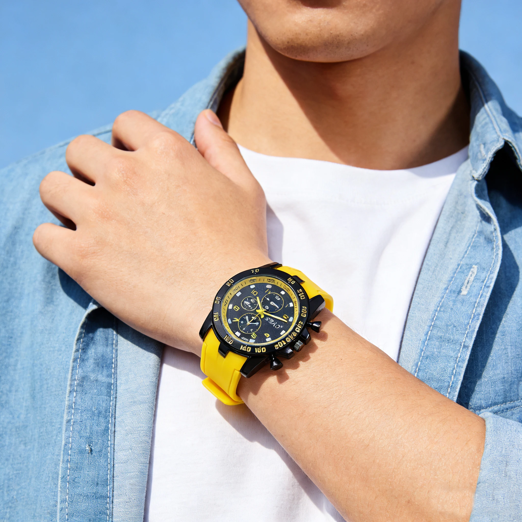 New Quartz Watches for Men and Women, Student Sports Silicone Watches, Available in Various Colors, Suitable for Casual Wear and Holiday Gifts, Casual Wear Watches | Minimalist Watch | Durable Watch - AliExpress 1511 - Color : green - Image 2