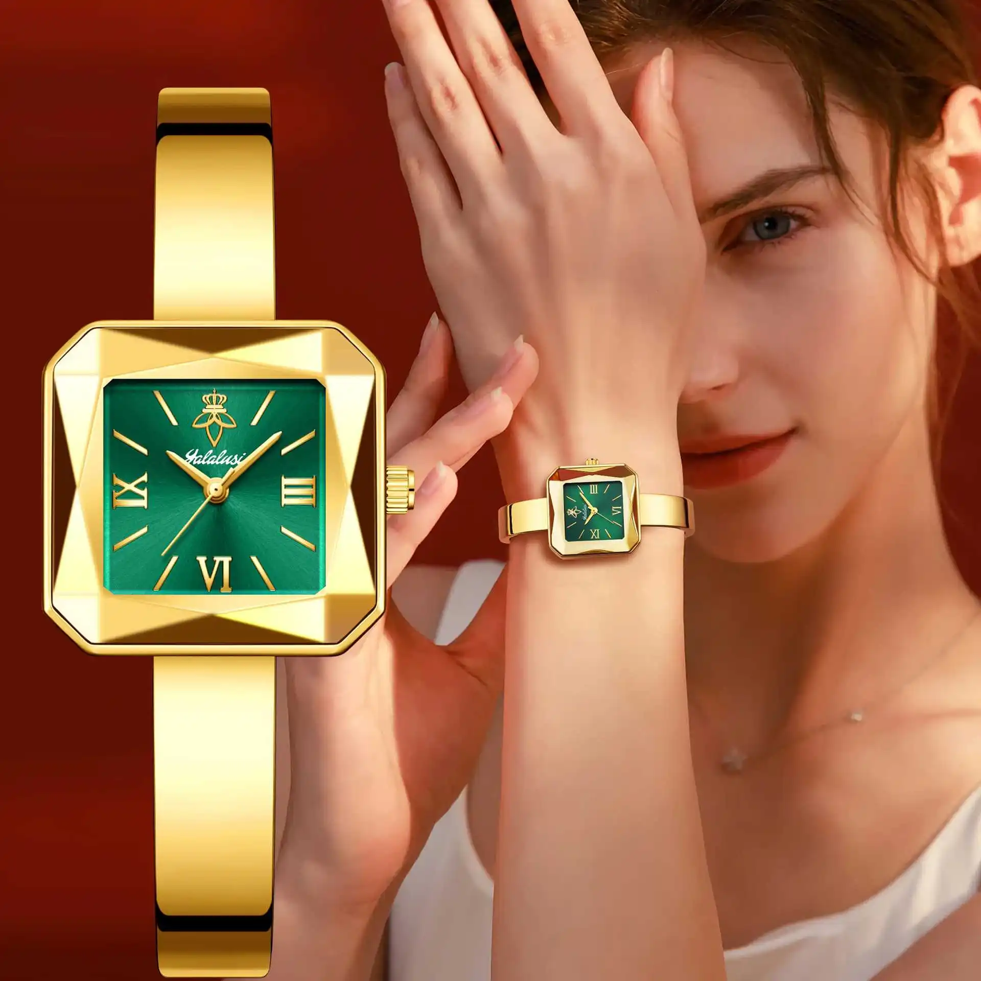 New Minimalist, Elegant, And Stylish Square Watch For Women; A High-End And Sophisticated Timepiece. Premium Quality Watch. - AliExpress 1511 - Color : 1