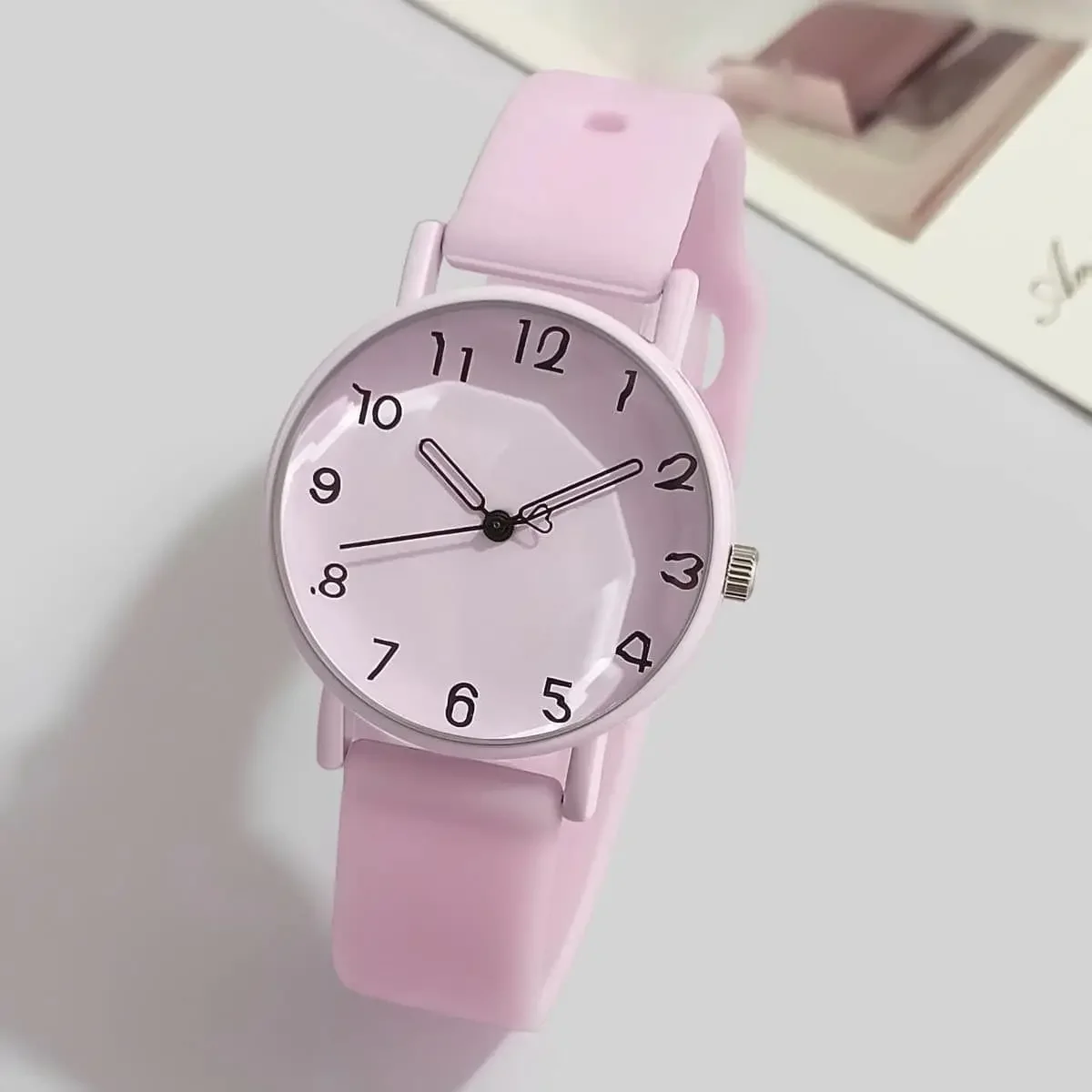 Fashion Women Watch Ladies Silicone Strap Quartz Wristwatch Simple Student Minimalist Sports Watch Reloj De Mujer Dropshipping - AliExpress 1511 - Color : BR - Image 2