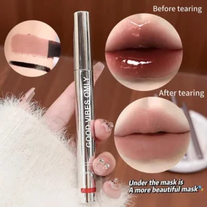 Plumping Peel Off Lip Tint Long Lasting Waterproof Lip Gloss Fuller Lips Contour Lipliner Matte Brown Lip Stain Makeup for Women - AliExpress 66 - Color : 00