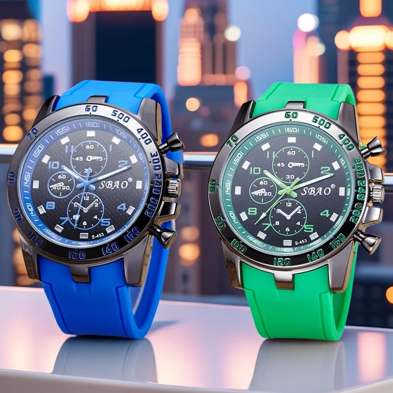 New Quartz Watches for Men and Women, Student Sports Silicone Watches, Available in Various Colors, Suitable for Casual Wear and Holiday Gifts, Casual Wear Watches | Minimalist Watch | Durable Watch - AliExpress 1511 - Color : green - Image 3