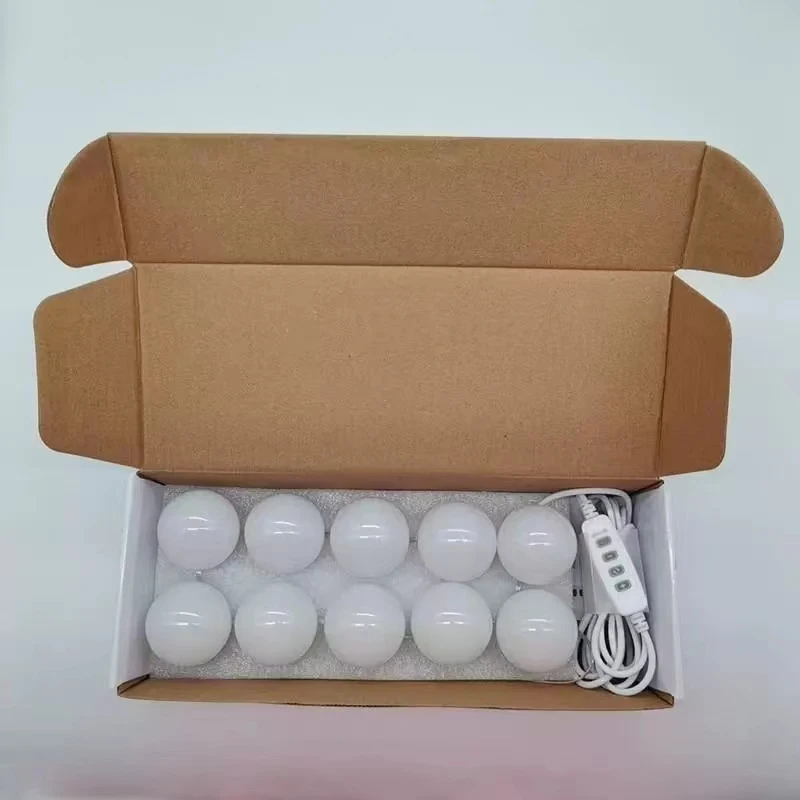 LED Light Paste Mirror Makeup Light Bulbs, Makeup Mirror Vanity Led 5v 2A Light Bulbs, Led Lamp USB Cosmetic Lighted Table,10pcs - AliExpress 39 - Lampshade Color : 6 Bulbs - Color Temperature : 3 Colors 3000-6500K - Image 5