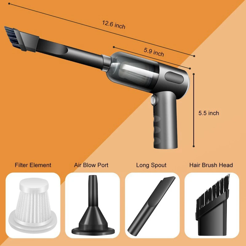 2-in-1 Cordless Vacuum Cleaner 69000Pa - Color : 1PC - Image 4