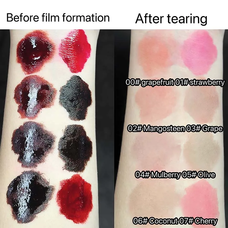 Plumping Peel Off Lip Tint Long Lasting Waterproof Lip Gloss Fuller Lips Contour Lipliner Matte Brown Lip Stain Makeup for Women - AliExpress 66 - Color : 00 - Image 6