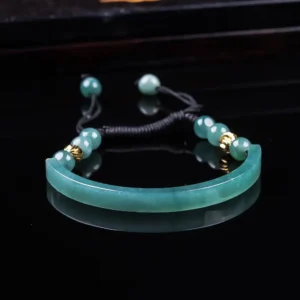 Myanmar Jadeite Bracelet Accessories Carved Gemstone Natural Burmese Jade Bangle Talismans Fashion Gifts for Women Real Jewelry - AliExpress 36 - Color : Blue